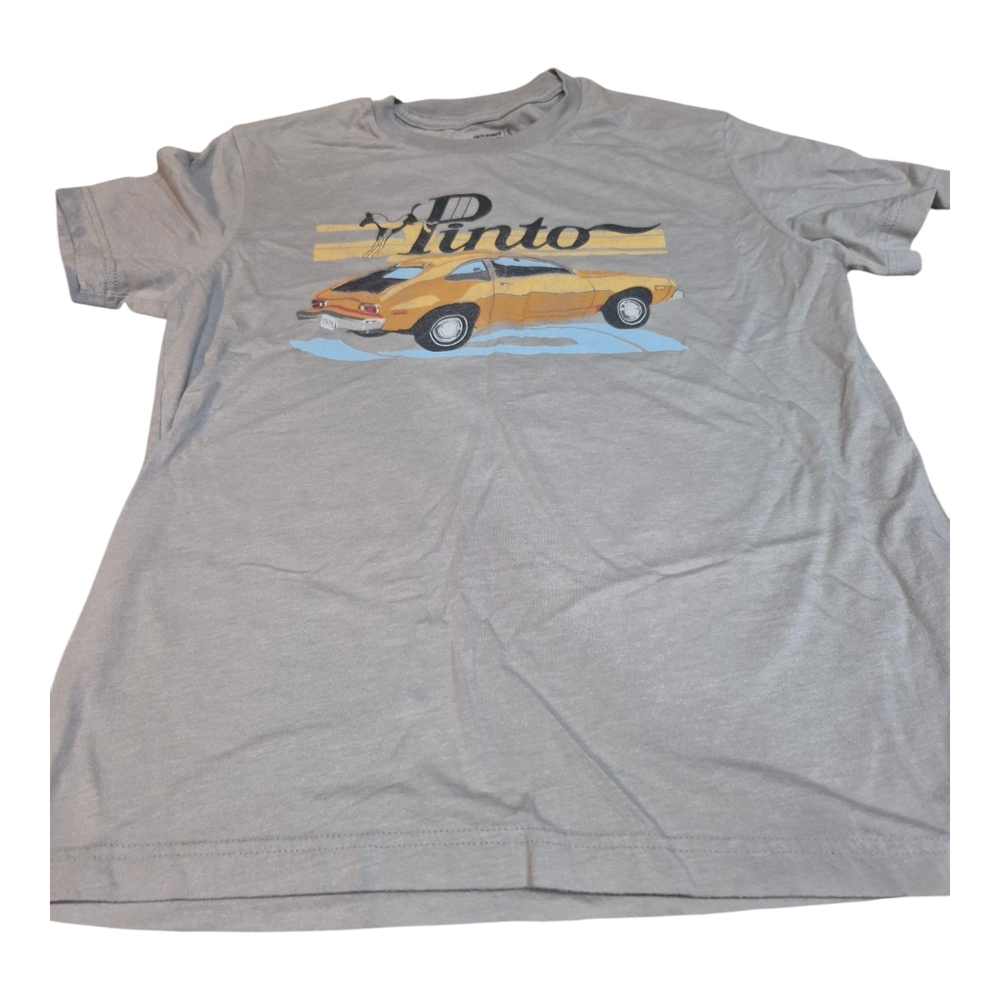 Gray Graphic T-Shirt Old Navy 1970s Vibe Pinto